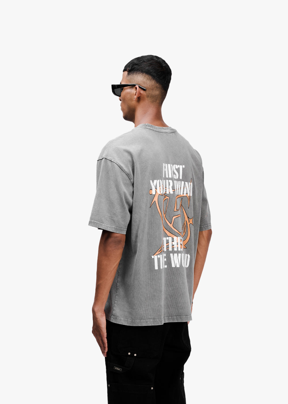 Mind T-shirt - Washed Grey