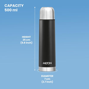 Milton Eco-Flip Thermosteel Double Walled Vacuum Insulated Flask Water Bottle | 1 Pc