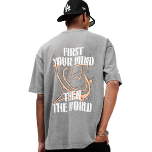 Mind T-shirt - Washed Grey