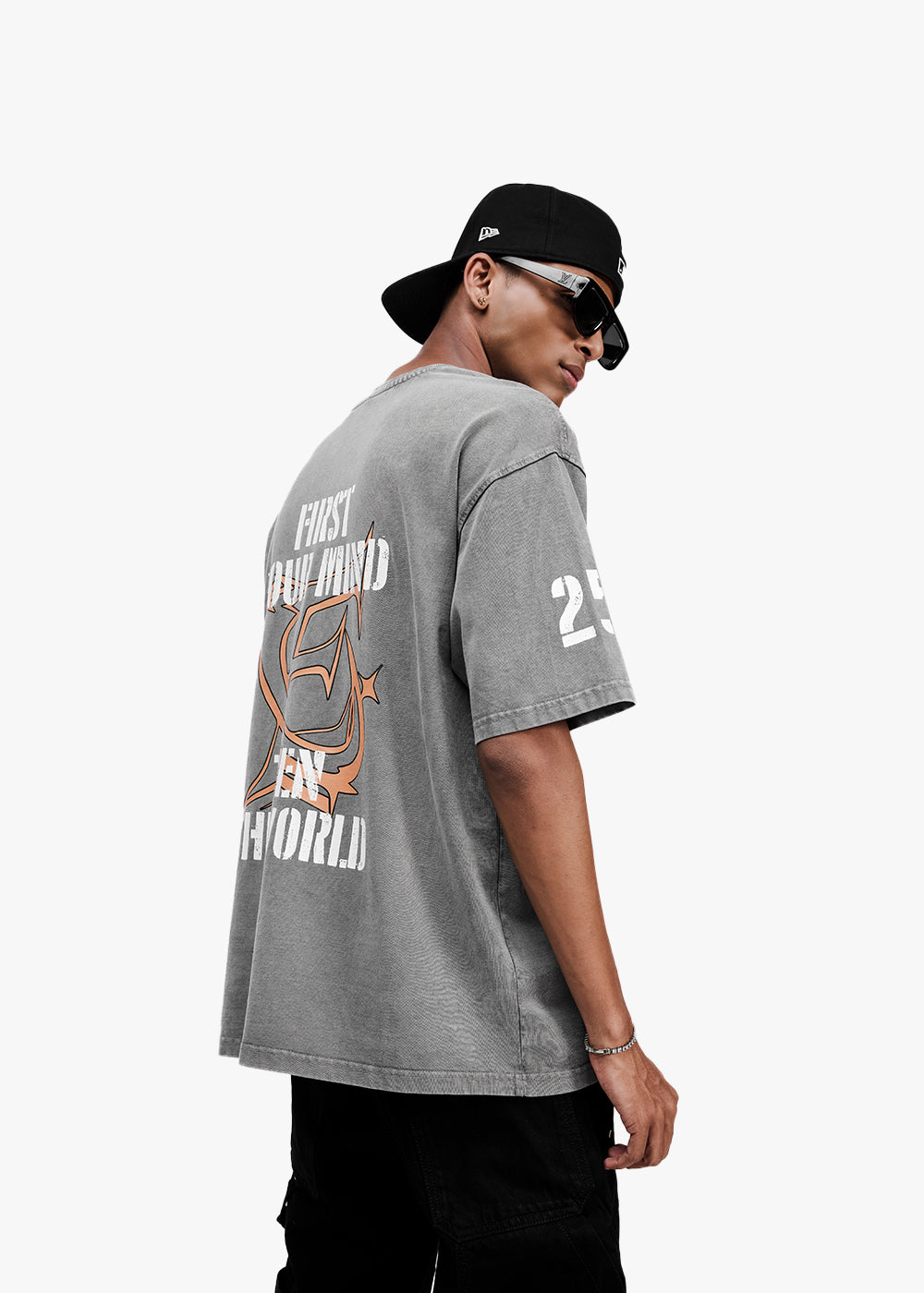 Mind T-shirt - Washed Grey