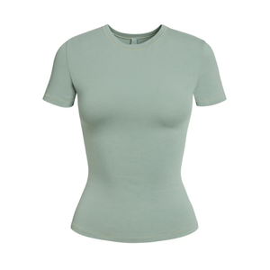 Skims Cotton Jersey T-Shirt Mineral