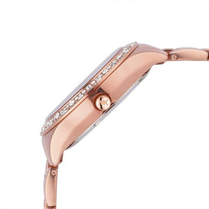 Michael Kors Liliane Rose Gold Dial & Chain Watch For Women