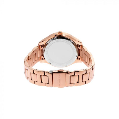 Michael Kors Liliane Rose Gold Dial & Chain Watch For Women