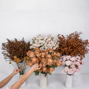 Mocha Brown Bouquet Bar Flower Kit