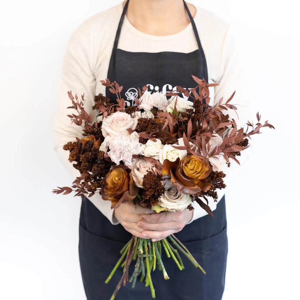 Mocha Brown DIY Flower Kit