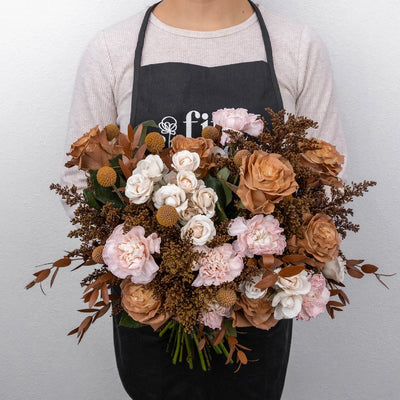 Mocha Brown Flower Bouquet