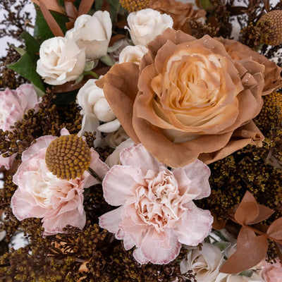 Mocha Brown Flower Centerpieces