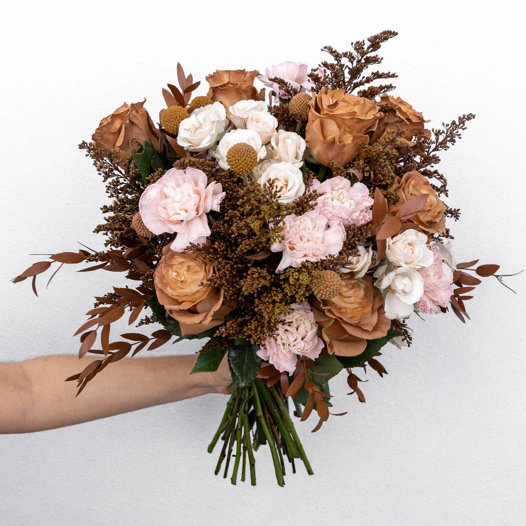 Mocha Brown Flower Centerpieces
