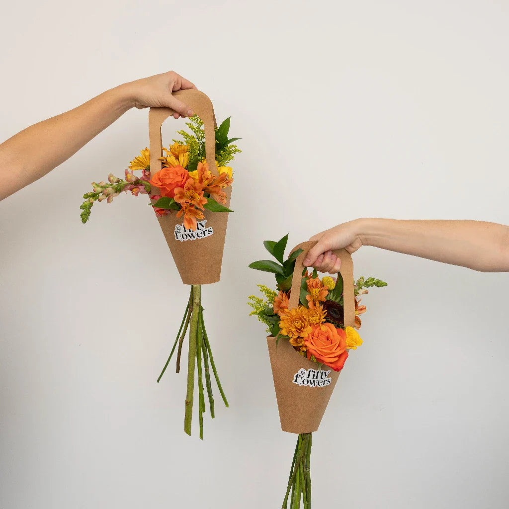 Modern Sunflower Bouquet Bar Flower Kit