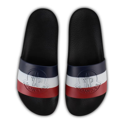 Moncler Basile Black Sliders