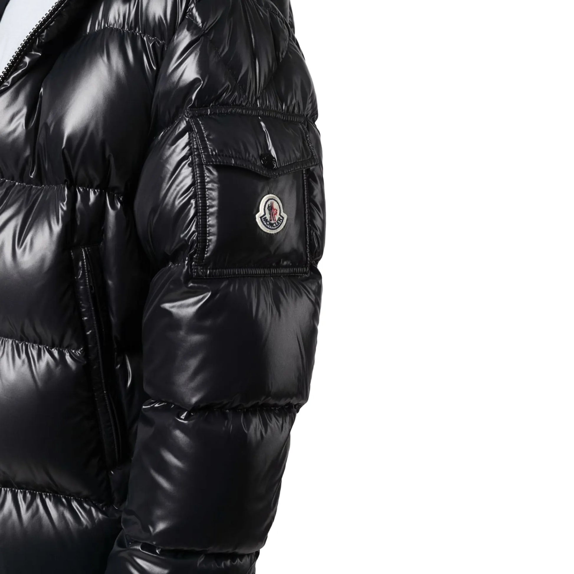 Moncler Ecrins Padded Down Black Jacket
