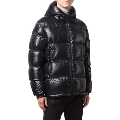 Moncler Ecrins Padded Down Black Jacket