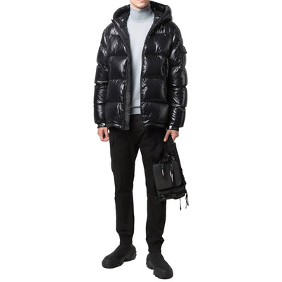 Moncler Ecrins Padded Down Black Jacket