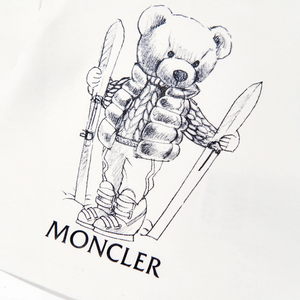 Moncler Enfant Baby Boys Ski Bear Ivory T-Shirt