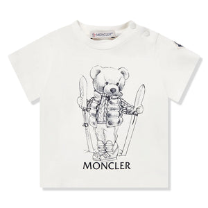 Moncler Enfant Baby Boys Ski Bear Ivory T-Shirt