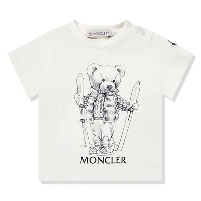 Moncler Enfant Baby Boys Ski Bear Ivory T-Shirt