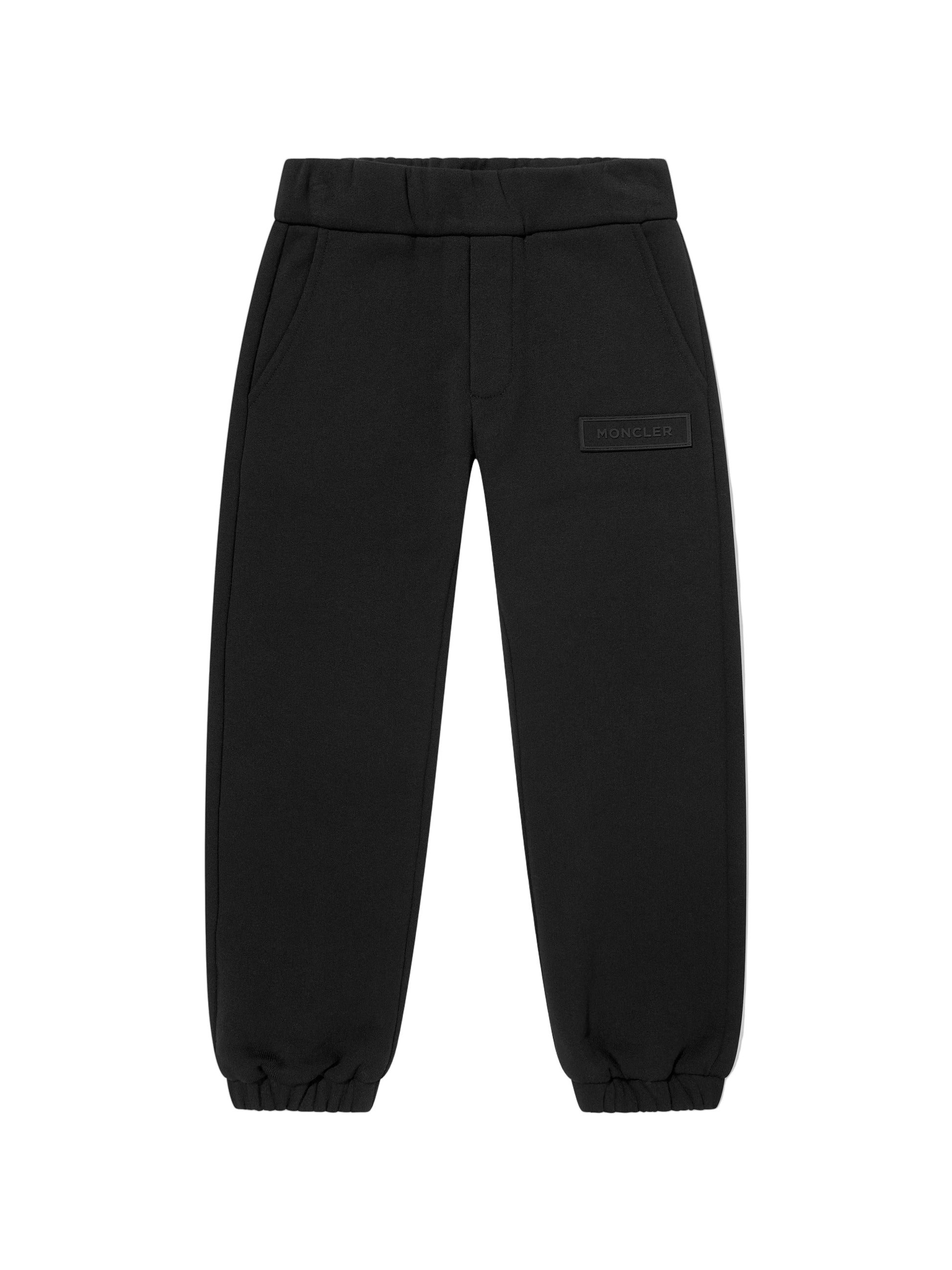 Moncler Enfant Boys Logo Black Sweatpants
