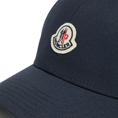 Moncler Gabardine Baseball Navy Blue Cap
