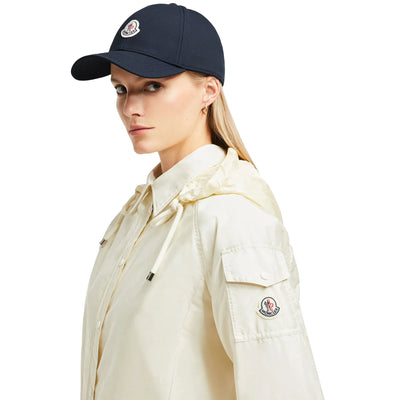 Moncler Gabardine Baseball Navy Blue Cap