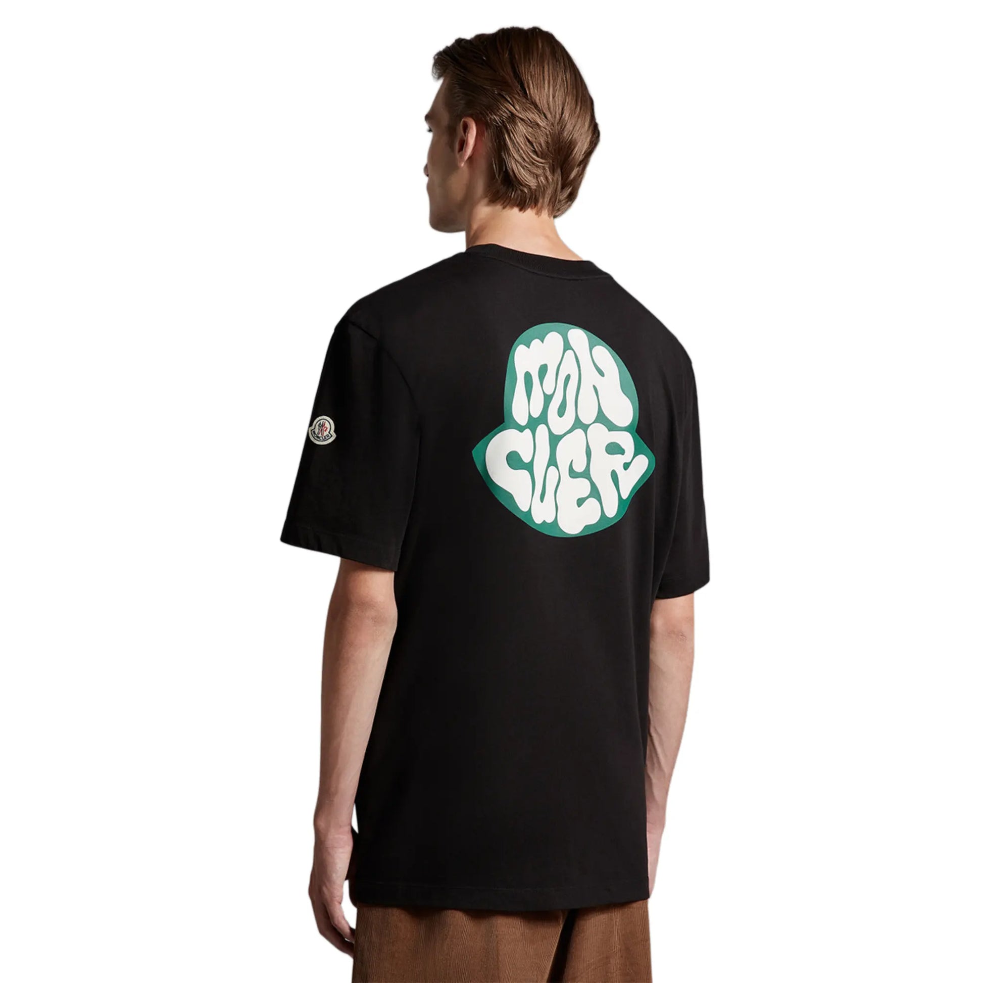 Moncler Graphic Logo Black T Shirt