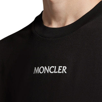 Moncler Graphic Logo Black T Shirt