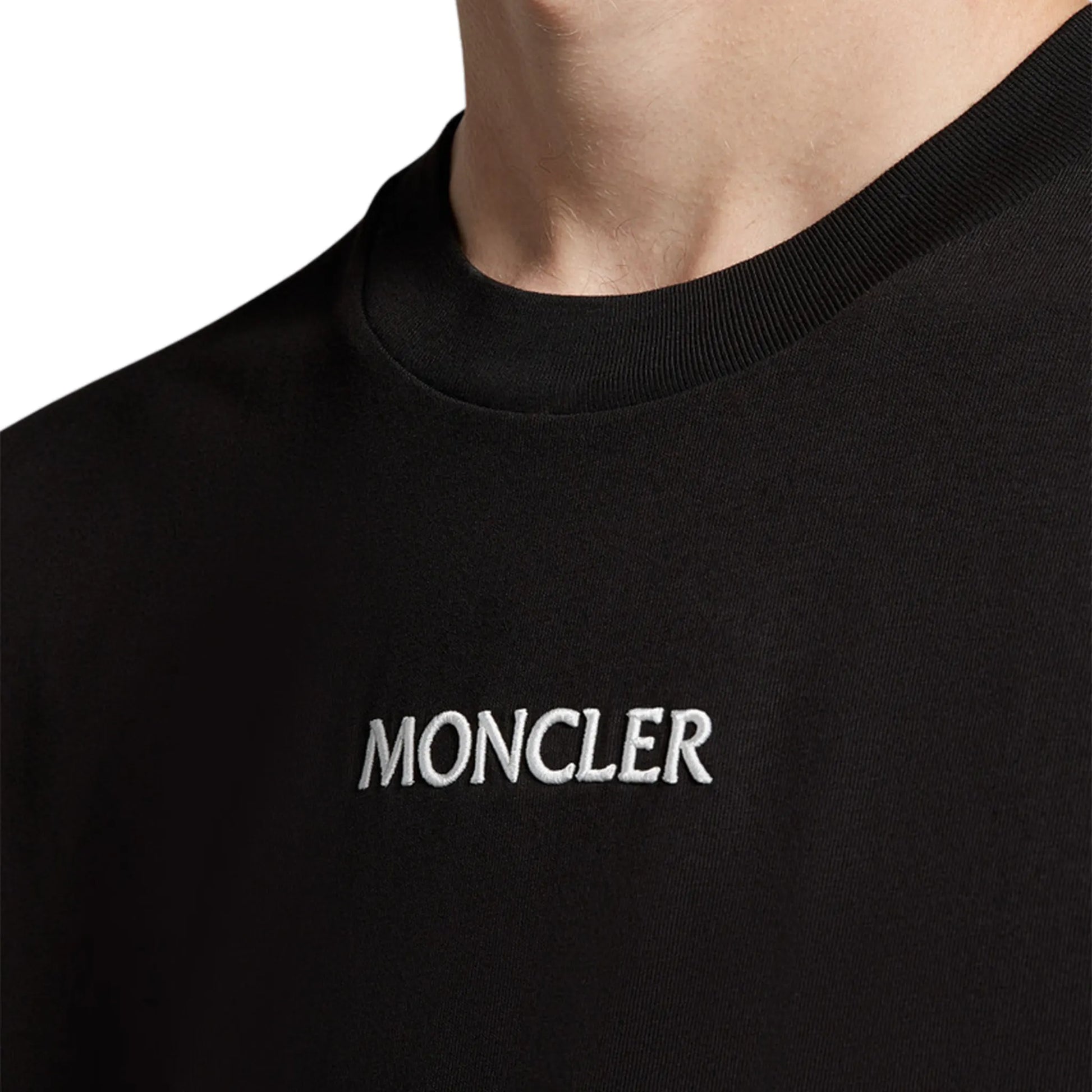 Moncler Graphic Logo Black T Shirt