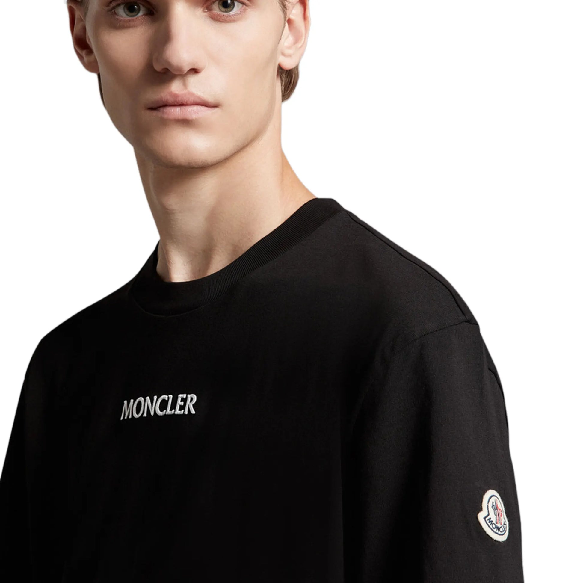 Moncler Graphic Logo Black T Shirt