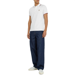 Moncler Logo Cotton Maglia Polo Shirt