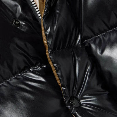 Moncler Parana Hooded Short Down Black Jacket