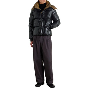 Moncler Parana Hooded Short Down Black Jacket