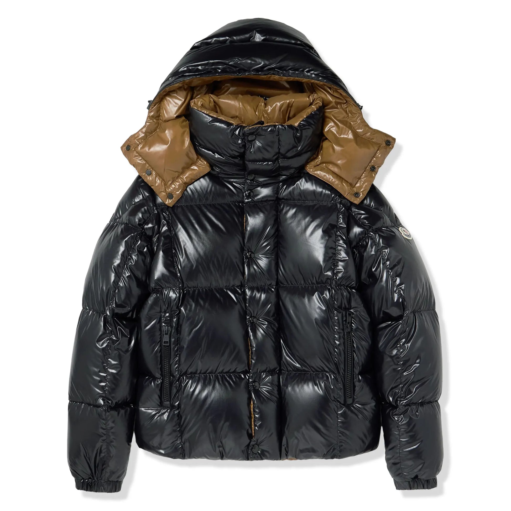 Moncler Parana Hooded Short Down Black Jacket