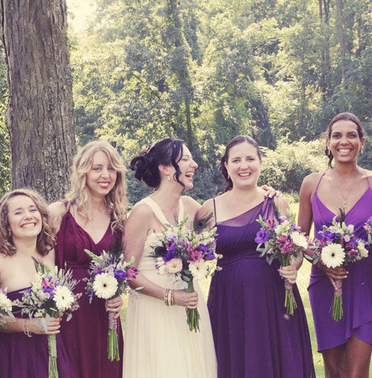 Monochromatic Purple Wedding