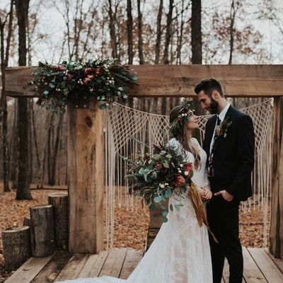 Effortless Bohemian Wedding