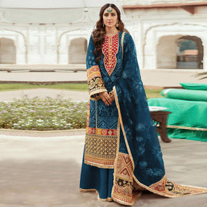 Morpich Embroidered Georgette Pakistani Suit