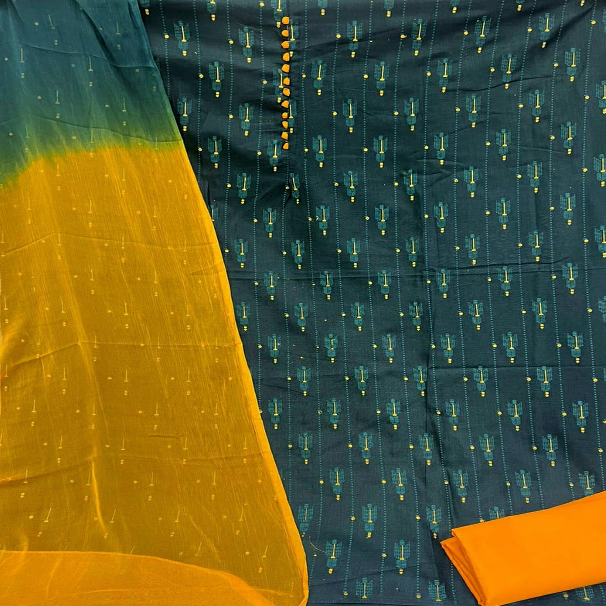 Morpich Printed Cotton Dress Material