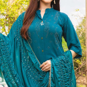 Morpich Swarovski Work Rayon Salwar Suit