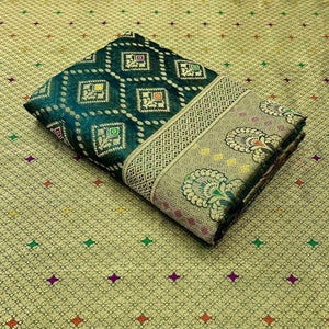 Morpich Woven Organza Saree