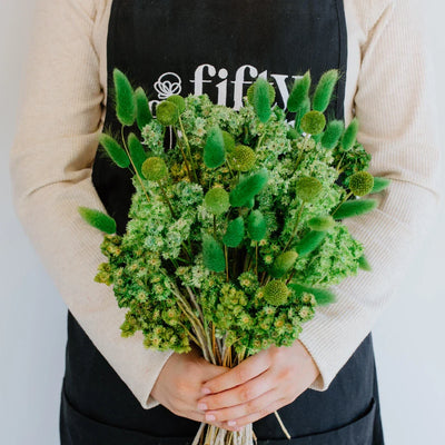 Moss Green Dried Flower Pack