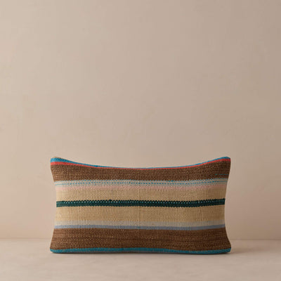 Vintage Lumbar Pillow No. 323, 12" x 20"