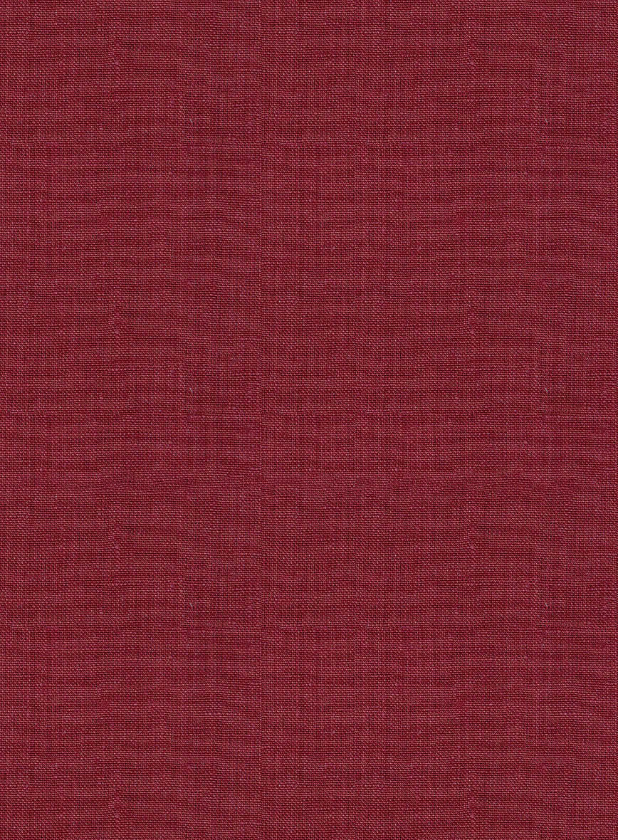 Moscow Maroon Linen Boys Suit