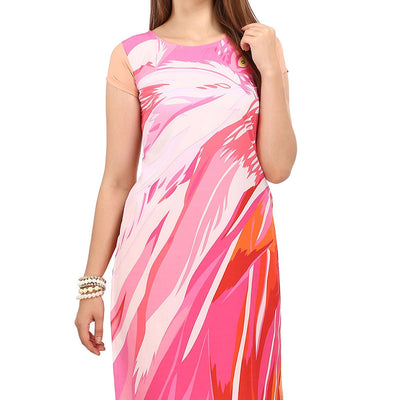 Multi Color Casual Wear Printed Kurti