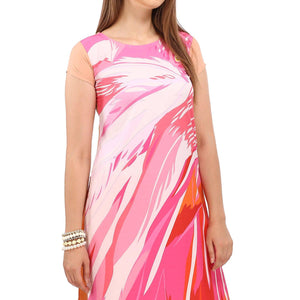 Multi Color Casual Wear Printed Kurti