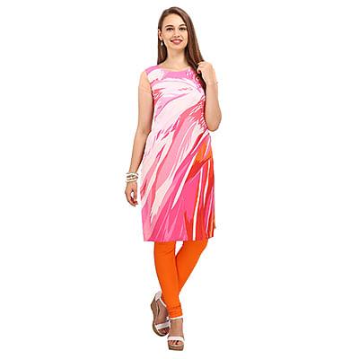 Multi Color Casual Wear Printed Kurti