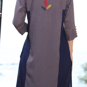 Multi Colored Designer Casual Rayon Kurti