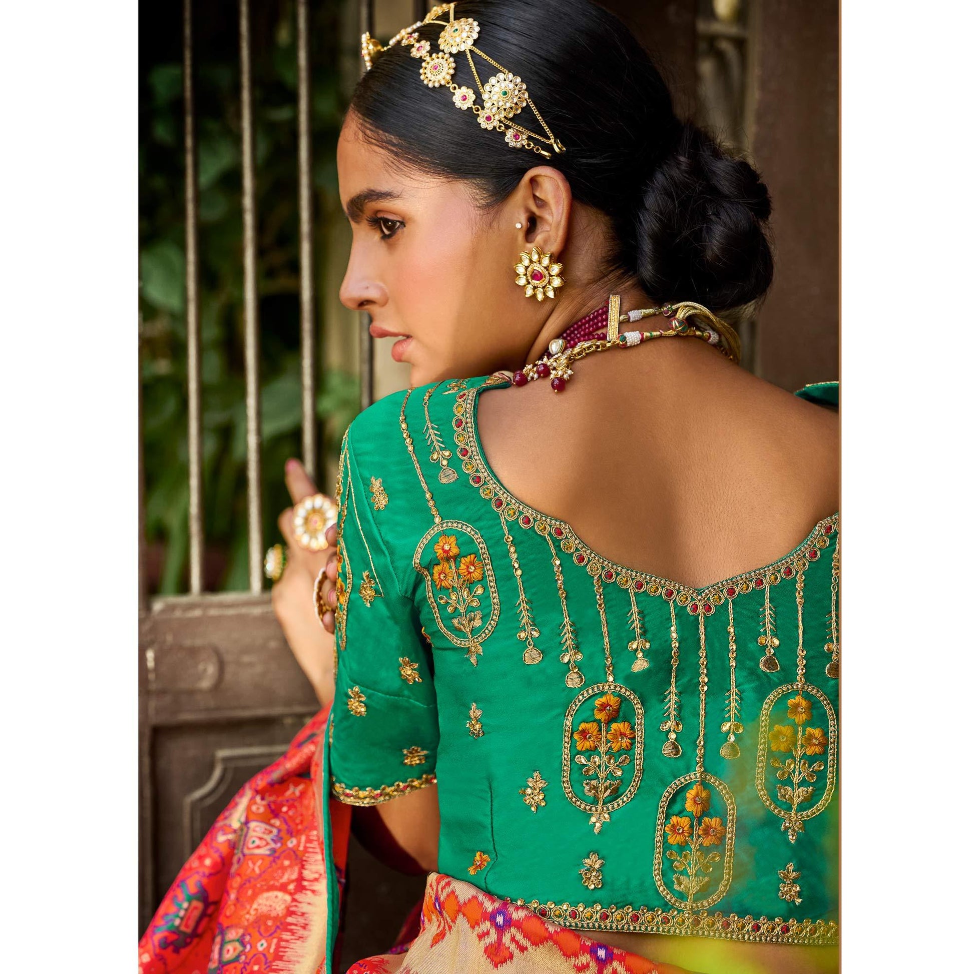 Multicolor Festive Wear Woven Silk Saree