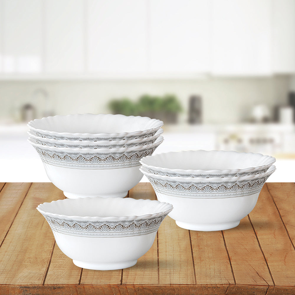 Larah by Borosil Classic Veg Bowl Set