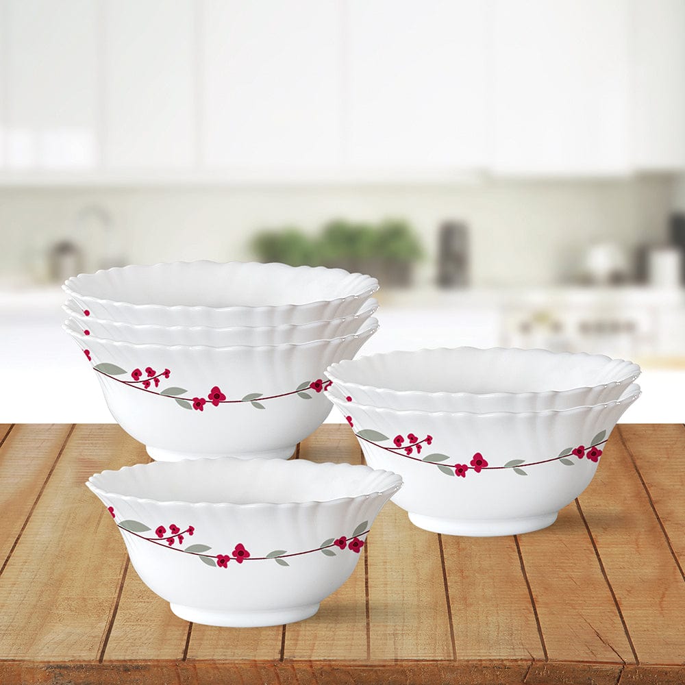 Larah by Borosil Verona Veg Bowl Set