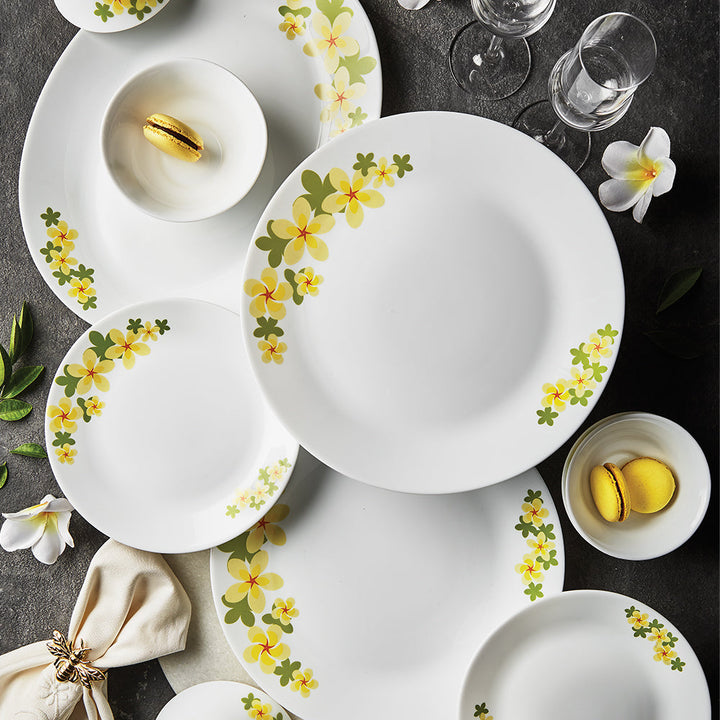 Larah by Borosil Golden Pearls Dinner Set