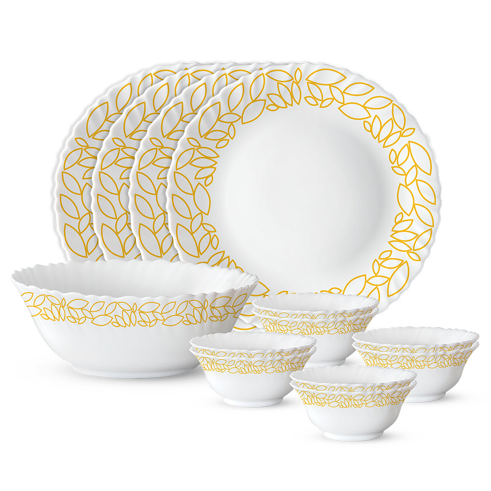 Larah by Borosil, Radiant Dinner Set