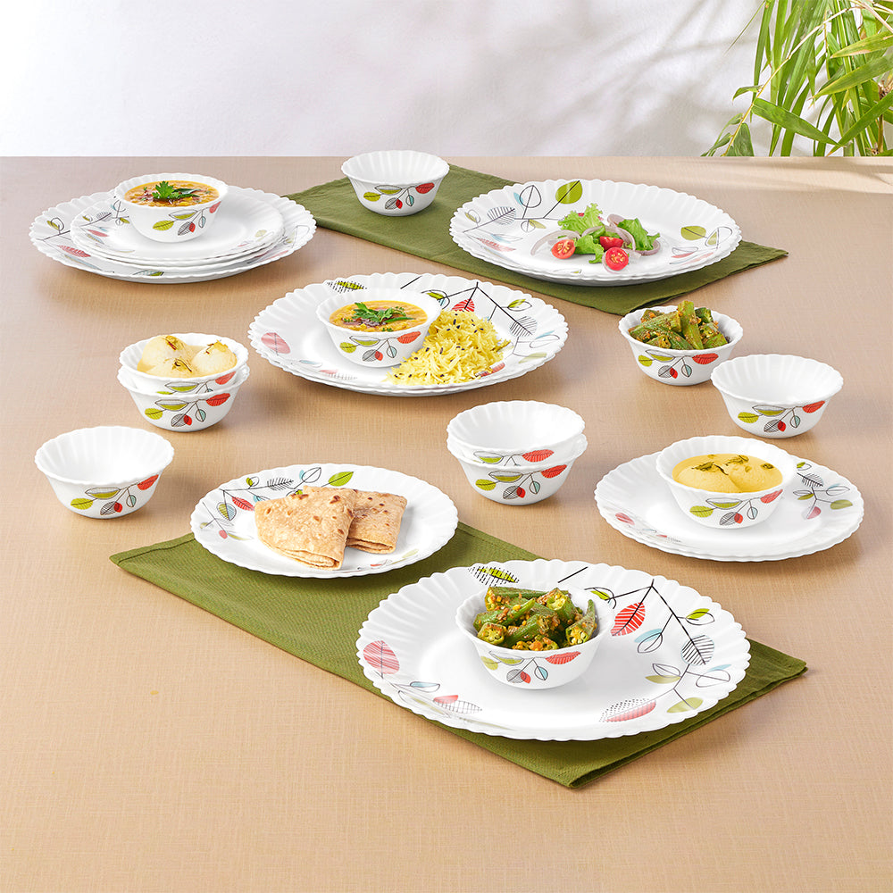 Larah by Borosil, Astra Dinner Set